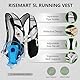 RISEMART Laufweste für Damen und Herren, Trinkrucksack Laufweste, Laufen Verstellbare Brustgurte Ultraleicht Laufrucksack mit 2L Trinkblase für Marathon, Joggen, Radfahren, Camping, Wandern