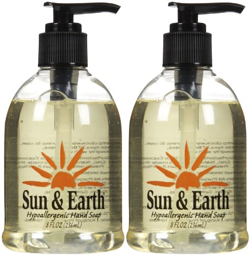 Sun & Earth Liquid Soap Pump - Fresh Citrus - 8 oz - 2 pk