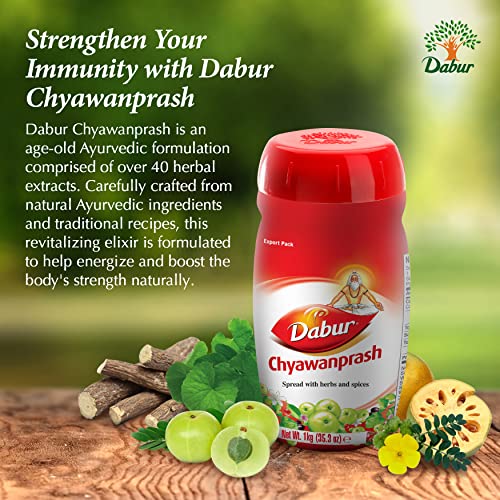 dabur chyawanprash chyavanprash - traditional inspired by ayurveda with natural ayurvedic ingredients - revitalize energize and strengthen your body naturally - not for children under 6 years- 1kg