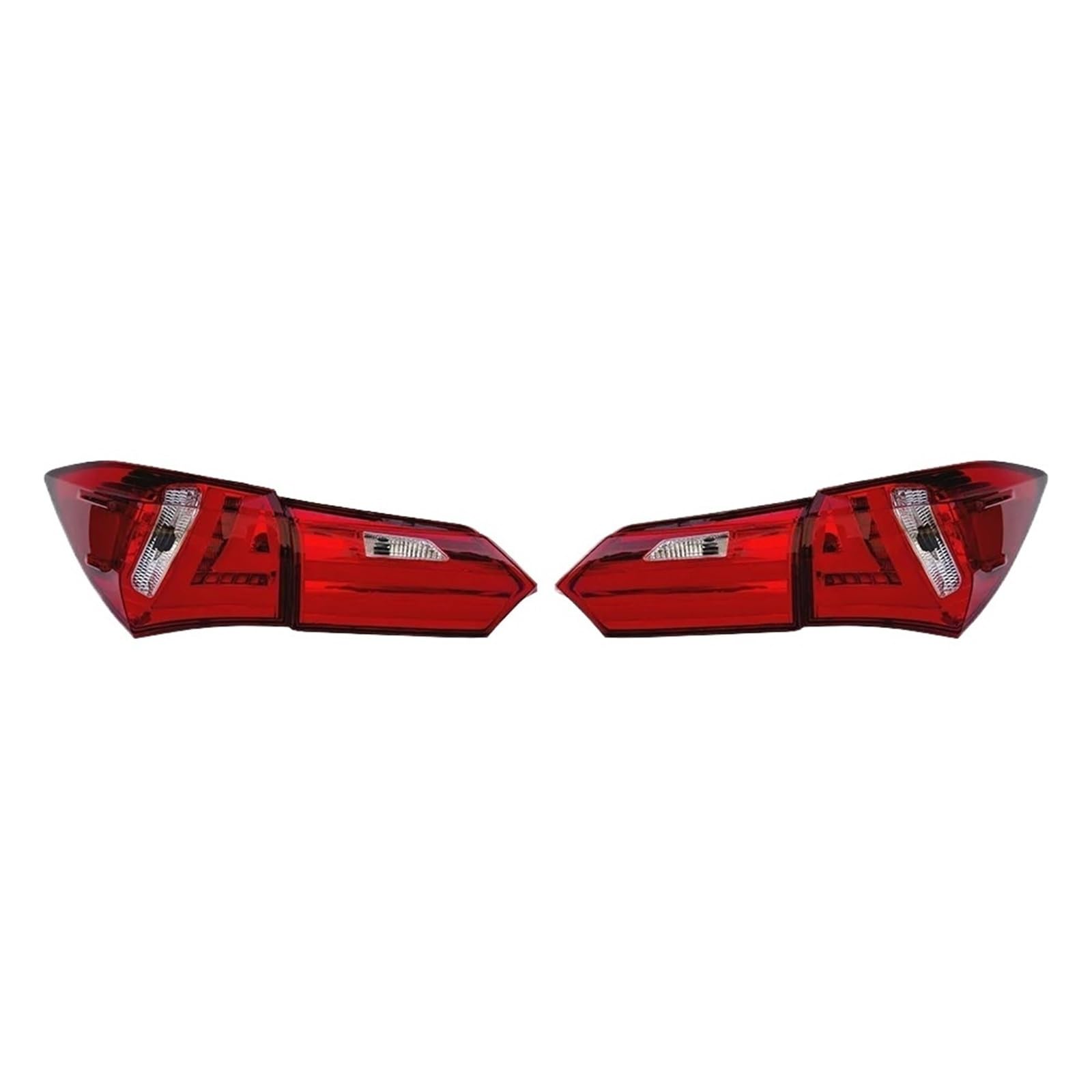 Car Model for Toyota Corolla Tail Lights 2014-2017 Altis LED Lamp DRL Signal Brake Reverse auto Accessories(Red)