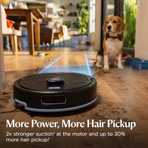 Image of Bissell FlexClean FurForce Robot Vacuum & Mop with No Tangle Pet Brush Roll, LiDAR Navigation & Liftable Pad for Pet Hair Removal on Hard Floors & Rugs, 180min Runtime 60-Day Dust Collection, 4270L