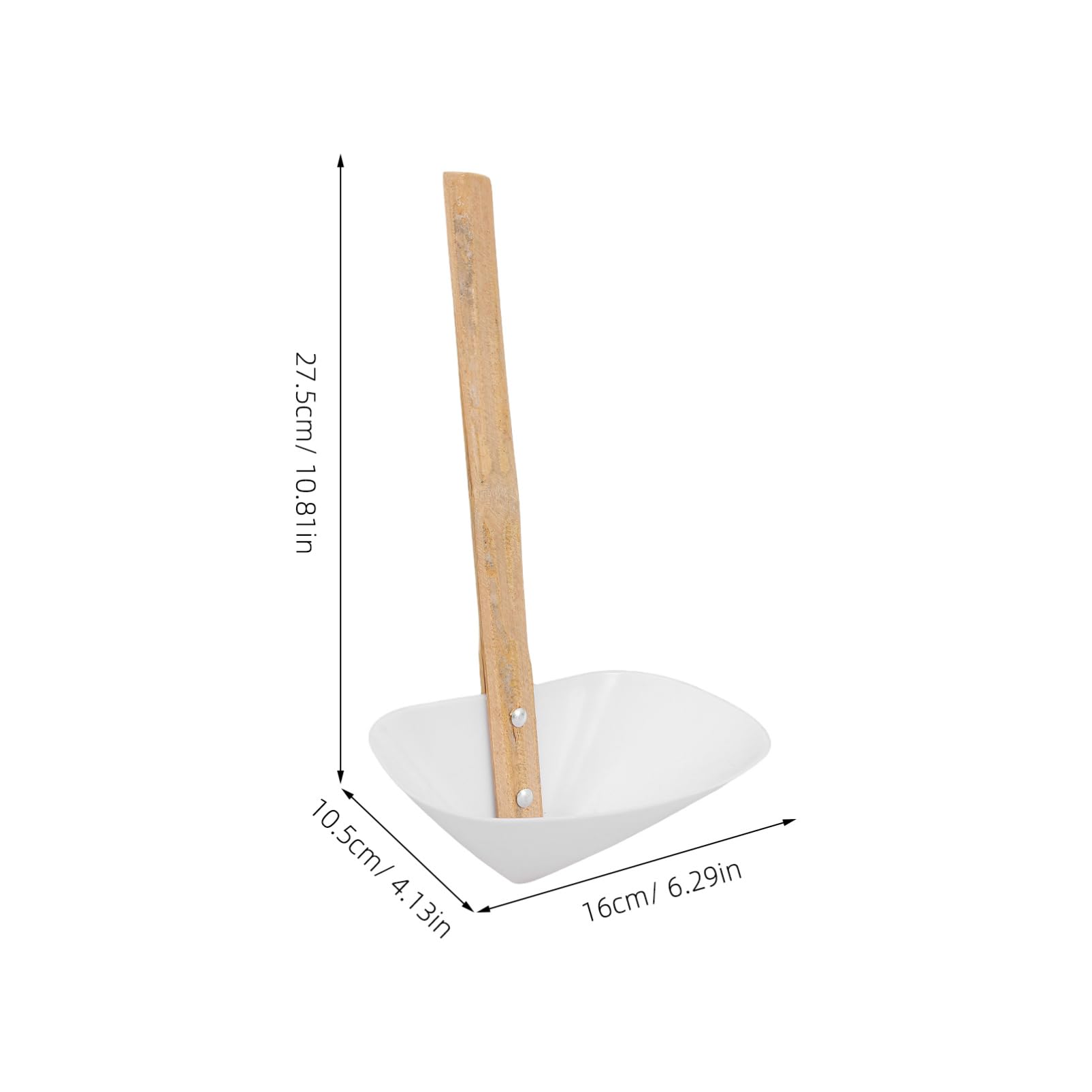 COLLBATH Spoon Bowl Flower Pots Bonsai Pots Foam Sponge Naughty Castle Foam Balls Tool Sponge Model Airbrush Flower Pot Tray Trays Jars with Lids Soup Ladle White