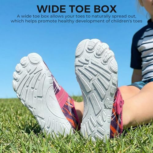 Image of SEEKWAY Barefoot Water Shoes for Kids - Wide Toe Box and Quick-Dry Sand Shoes Toddler for Hiking Swim Beach Pool Kayak Sport Accessories, Camping Essentials Must-Haves for Boys Girls Sizes