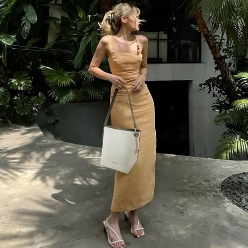 BOSTANTEN Bucket Bag Purses for Women Trendy Shoulder Bag Canvas Handbag with Adjustable Strap2