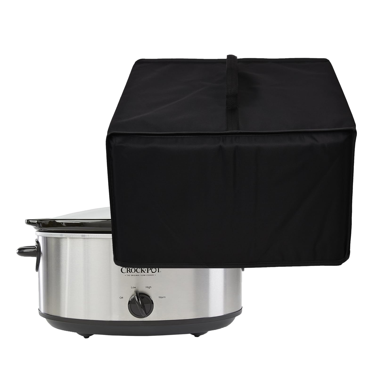Dust Cover with Crock-Pot 7-Quart Slow Cooker, Heavy Duty Waterproof Dust Pressure Cooker Cover Case for Crock-Pot 7 Quart Oval Manual Slow Cooker Portable Programmable SCV700-S-BR (Black)