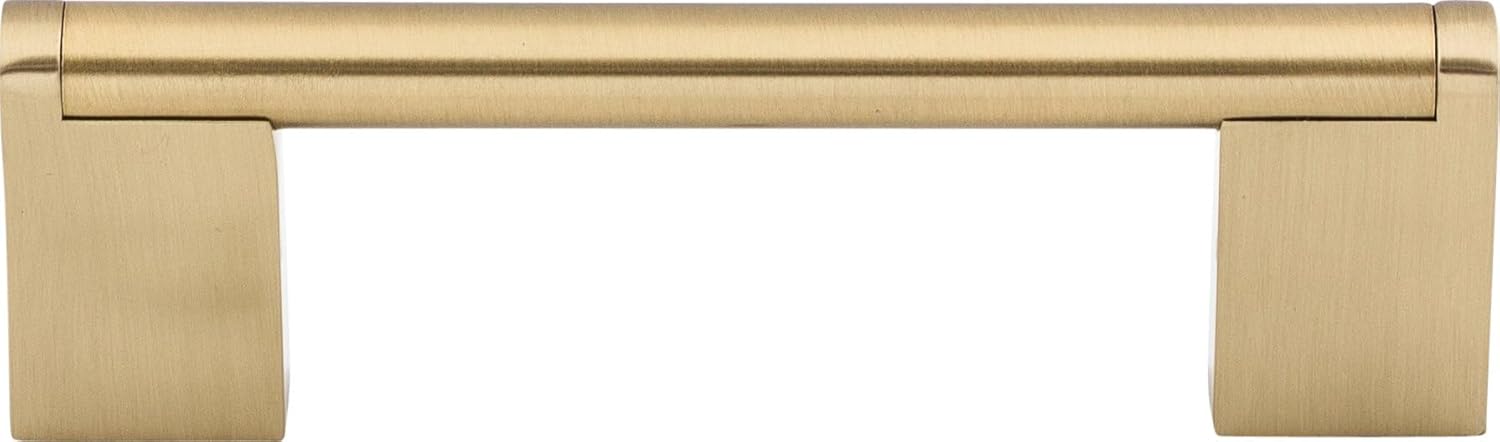 Top Knobs M1055 Bar Pulls Collection 3-3/4" Princetonian Steel Bar Pull, Flat Black