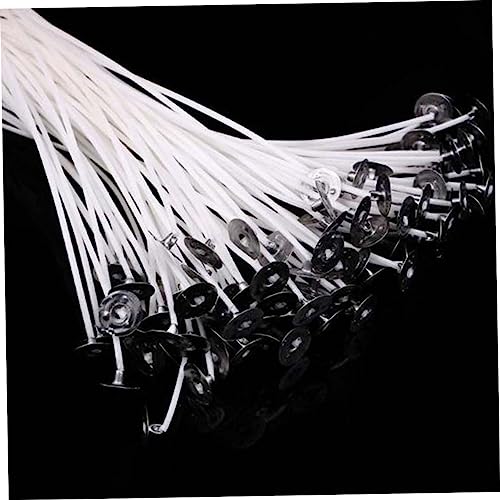 Mechas para Velas de Algodón Natural Preenfundidas OSALADI 100 pcs miniatura 6