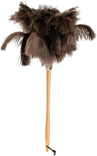 DOUYA Plumero plumero Duster Hogar coche Estantería electrostática Barrido Piano polvo Plumero Avestruz Plumero Artefacto Plumero Pluma (Tipo C)