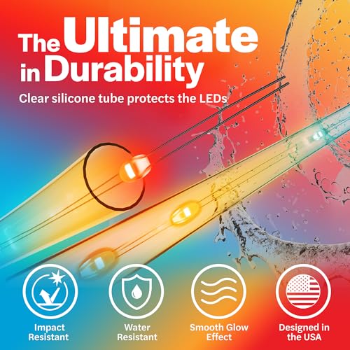 image for Brightz Bike Wheel Lights (2-Pack, Multicolor) - LED Illumination - Ki