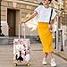 Vehcimbev Street Fashion Girl Travel Luggage Cover Take Me to Paris Travel Suitcase Cover Anti-scratch Suitcase cover Fits 18-20 Inch Luggage Cover