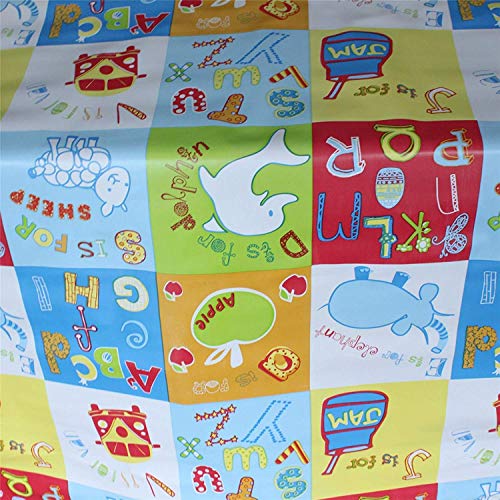 I Want Fabric Bambini ABC Alfabeto Animale PVC