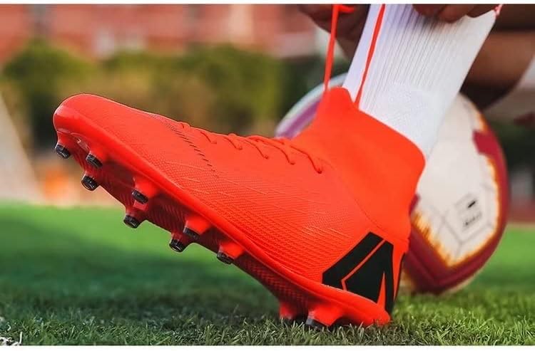 [amandpm] サッカー トレーニングシューズ ハイカットサッカーシューズ ジュニア 大人 専門家サッカー スボーツシューズ 滑