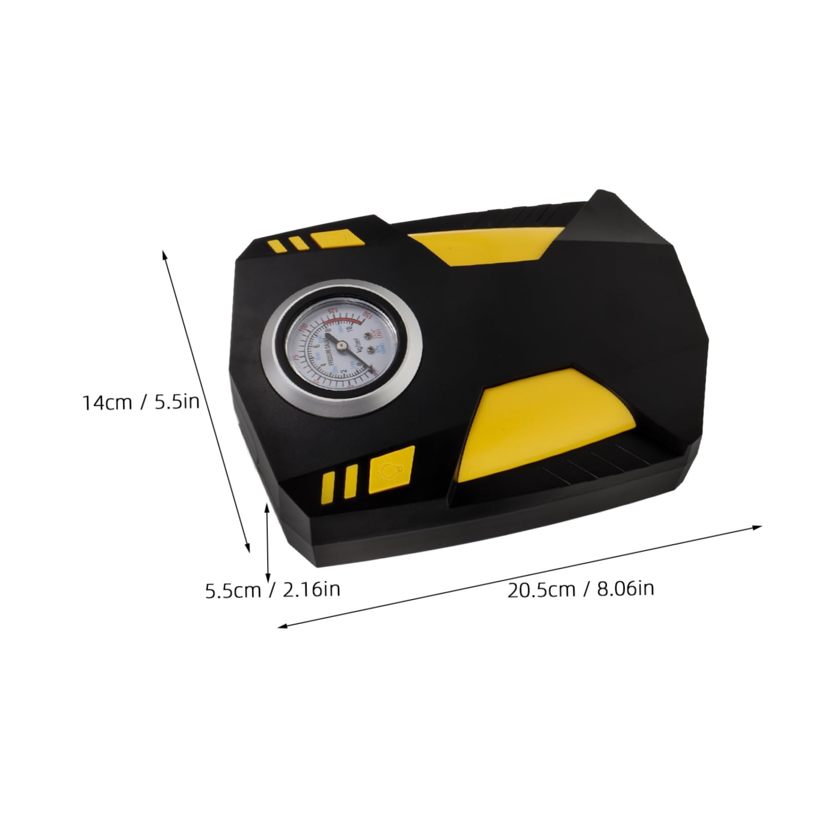 Amosfun Compressore Pneumatici Portatile Display Digitale Intelligente e Gonfiaggio Regolabile, Pompa ad Aria Elettrica per Auto, Motociclo e Bicicletta in ABS, Adatto a Veicoli di Vario