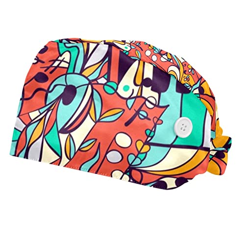 Casquette pour hommes et femmes à motif musique - Idéal en cuisine et atelier de création