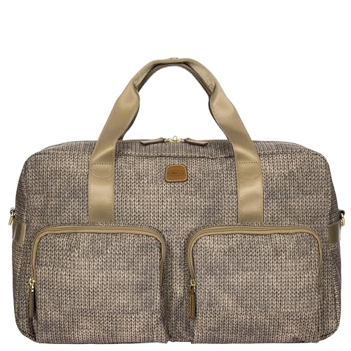 Sac de voyage BRIC'S X-Travel Holdall en toile résistante avec détails cuir