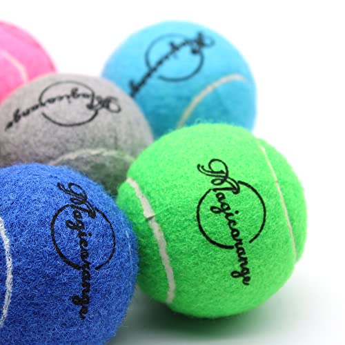 Tennis Balls, Magicorange 12 Pack Advanced Training Tennis Balls Practice Balls, Come With Mesh Bag For Easy Transport, Good For Beginner Training Ball (Multicolor) #TOP5