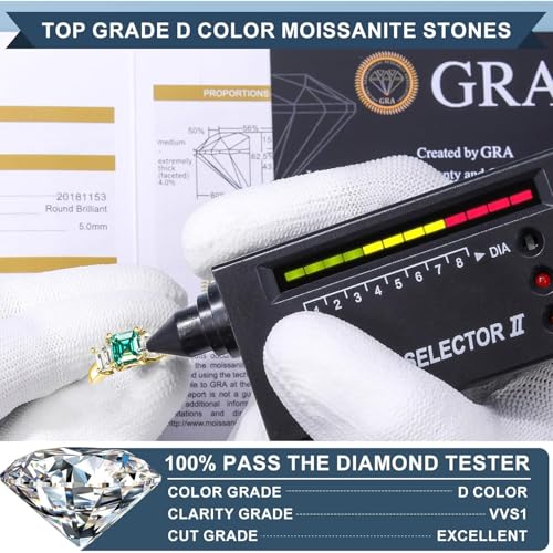 2.0 Carat 7MM Green Moissanite Ring for Women Gift Square Cut Lab Created Diamond Eternal Jewelry 18K Gold Plated 925 Silver Not Fading3