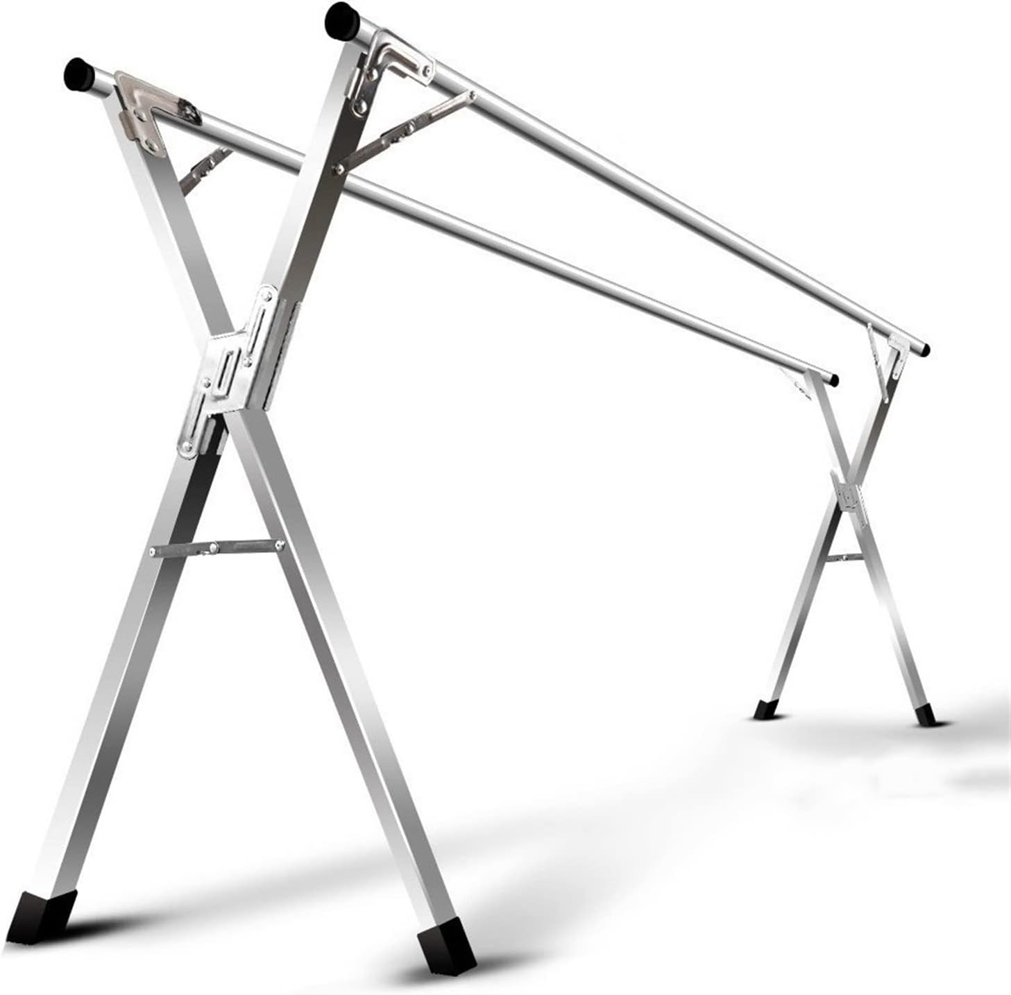 Clothes Drying Rack Clothes Drying Rack/Drying Rack Clothes Drying Rack, 63/79 Inches Full Stainless Steel Laundry Rack,Foldable Adjustable Free Installed Space Saving