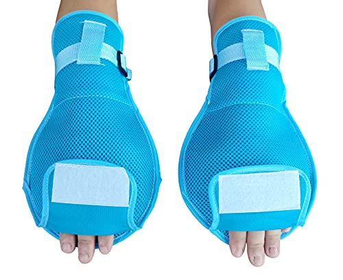 Wisexplorer 2 Pcs Packed Hand Restraint Glove For Elderly, Safety And Breathable Dementia Anti Scratch Mitts For Patients, Great Help For Patients And Caregivers(1 Pair Packed) #TOP3