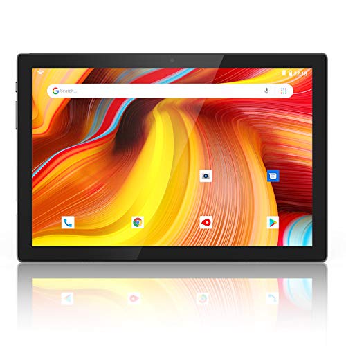 Holiday Deals 🛒 10 Inch Android Tablet, 5G Wi-Fi, Octa-Core Android 9.0 Pie, 2GB+32GB, 8MP Rear Camera, IPS Full Display, Bluetooth 5.0, GPS - Black