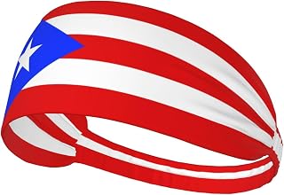 National Flag Elastic Headband Moisture Wicking Sweatbands Head Bands for Women Men Hair Band for Sports Running Soccer Yoga Cycling