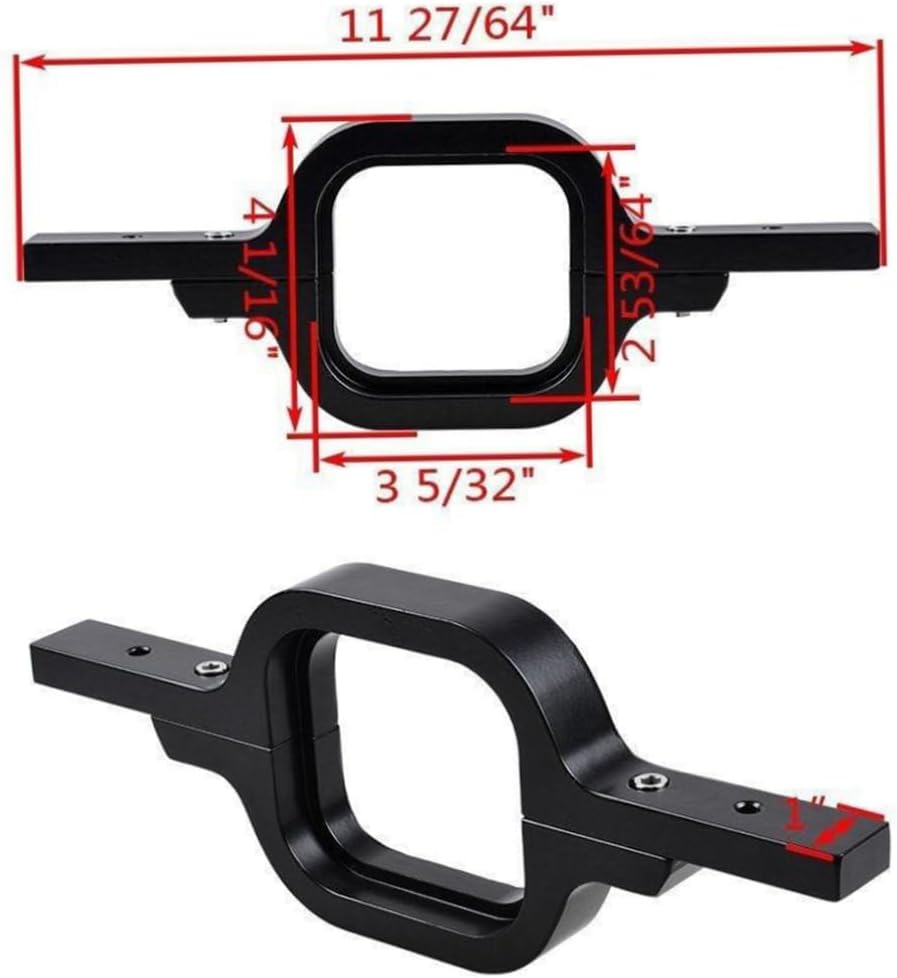 OUNONA Tow Hitch Mount Brackets for Led Reverse Lights Shock Easy Installation for Trucks Trailers Off-Road Vehicles and Search Lighting
