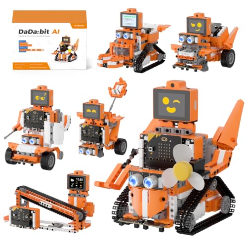 Image of Robot Building Kit STEM Education AI Vision Voice Control Graphical Coding