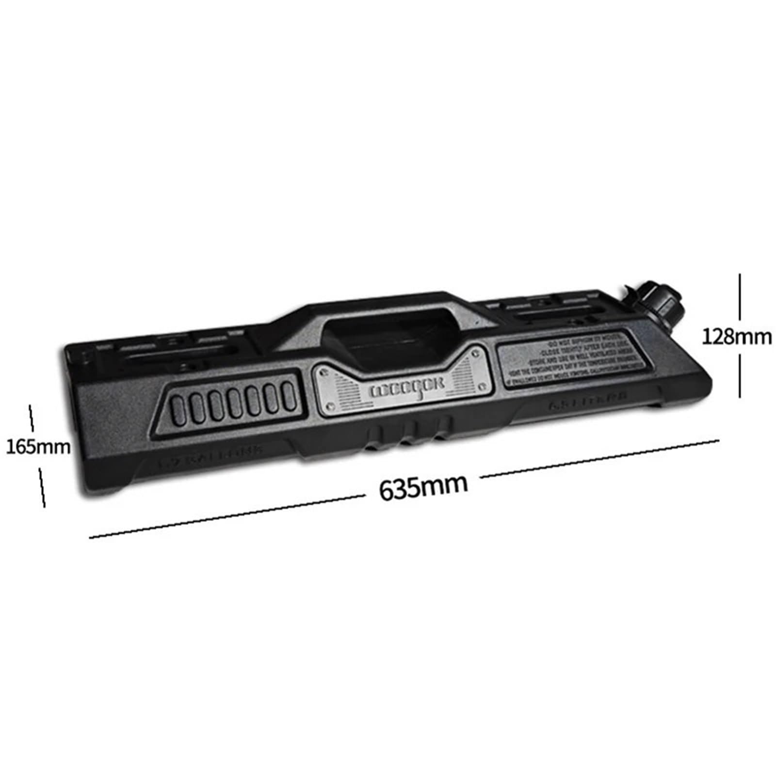 Bidón de Gasolina Tanque de combustible con grifo, tanque de aceite de repuesto de emergencia portátil, 6.5L con soporte y cerradura antirrobo(Black)