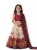 Girls Lehenga Choli Set with Dupatta | Traditional Printed Ethnic Wear | Readymade Festive & Wedding Printed...