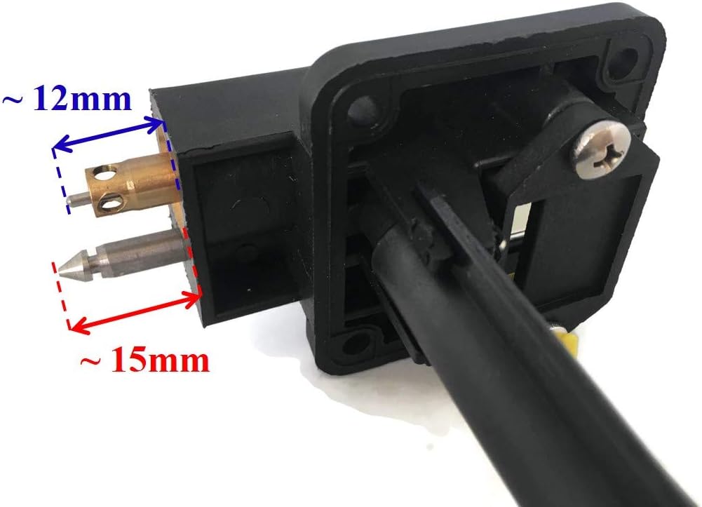 Boat Outboard Motor Fuel Gauge/Fuel Meter Assy with Gasket compatible with Yamaha Outboard Motor Engine 12L 24L External Fuel Tank 6YJ-24260-00 6Y1-24260-12
