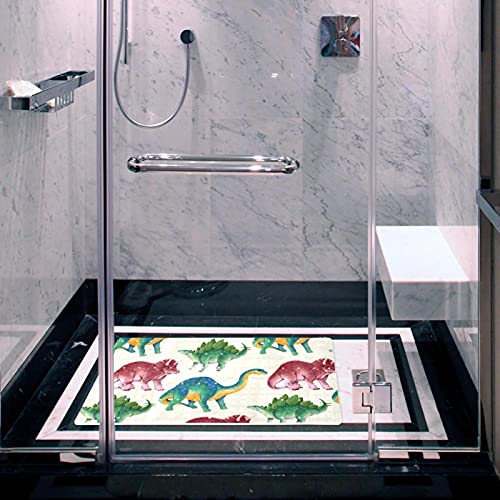 Tapis de bain antidérapant avec ventouses et trous de drainage