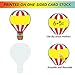 54 Pieces Colorful Hot Air Balloon Cutouts Hot Air Balloon Name Tags Labels Accents for Classroom Decor Bulletin Board School Playroom Baby Nursery Kids Bedroom Studio