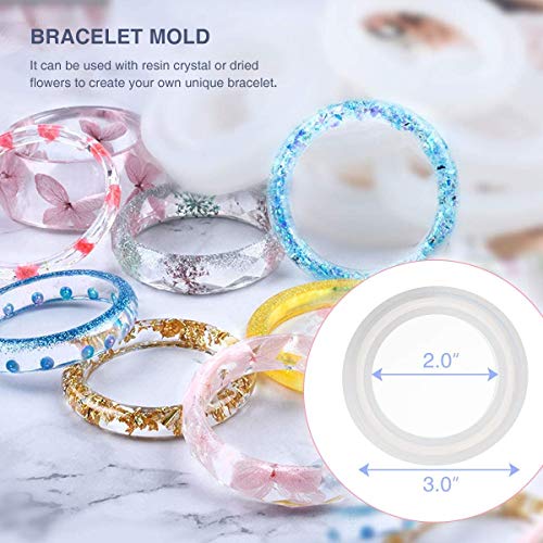 HASTHIP 94 PCS Resin Jewellery Mold Kit White1 - Image 6