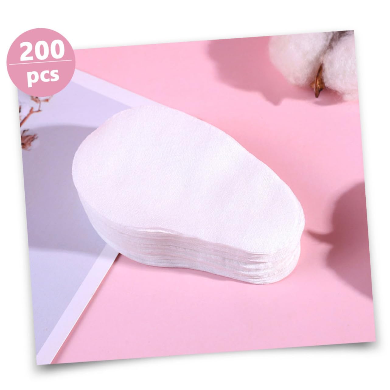Ipetboom Luxurious Eye Mask Pack 200 Comfortable Eye Pads for Daily Use Travel Sp
