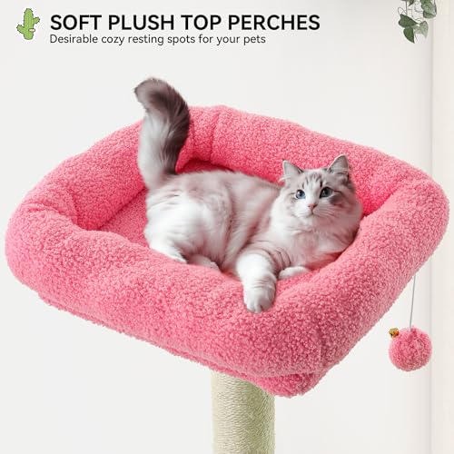 Centro de actividades para gatos de 68 in YITAHOME miniatura 4
