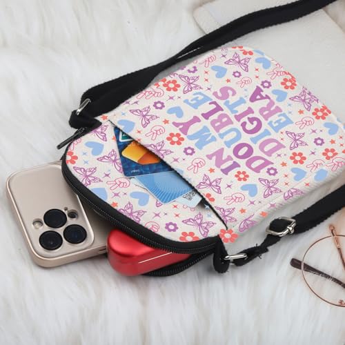 Gzrlyf In My Double Era Digits Crossbody Bag 10th Birthday Gift 10 Years Old Birthday Ten Birthdays Purse Wallet Party Bag4