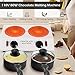 Dyna-Living Chocolate Melting Pot Dual Chocolate Tempering Machine for Melting Chocolate, 80W Chocolate Melting Machine Electric Chocolate Melter Pot for Home, Chocolate Fondue Pot for Chocolate Melt