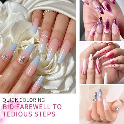 Kit de esmalte de uñas en gel Ombre 78 colores miniatura 3