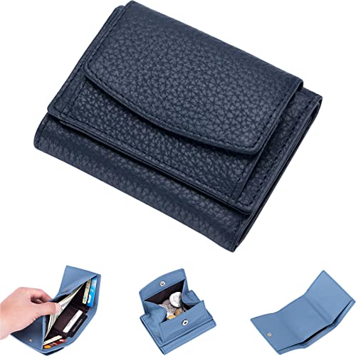 ️[Design sottile]: questo portafoglio pieghevole da donna è di dimensioni ridotte e la consistenza liscia della pelle dona un tocco morbido e confortevole. Abbastanza piccolo da stare in una tasca del cappotto o in una borsa messenger.