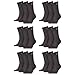 Produktbild PUMA Unisex Crew Socks Socken Sportsocken MIT FROTTEESOHLE 18er Pack (Anthracite, 39-42)