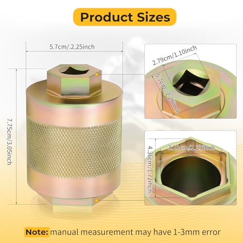 Image of M MATI Front Differential Pinion Bearing Nut Tool For Kawasaki KVF650 KVF750 KVF360A /B /C KVF650 KVF700 Brute Force Prairie 2002-2021