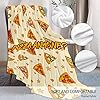 Homiehug Pizza，Anyone？ Soft Blanket Flannel Cozy Fuzzy Cute Food Throws for Nap Bed Couch Home Decor Tapestries Child Plush Gifts All-Seasons 50"x60" for Teen #5