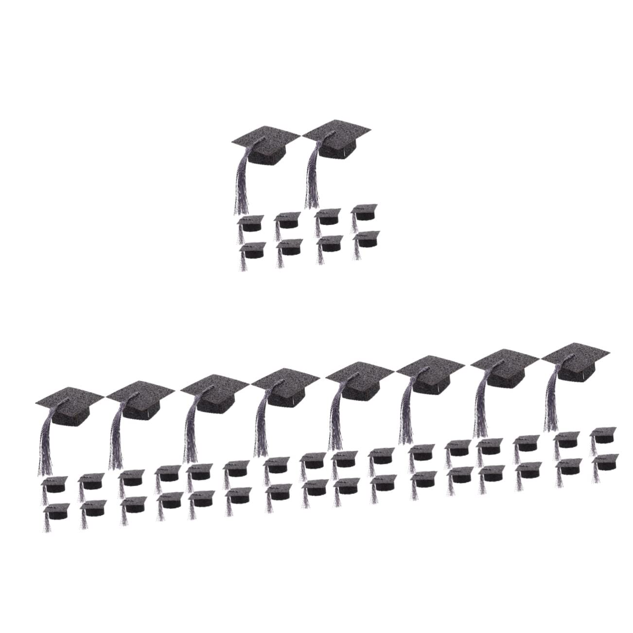 SEWACC 50 Pcs Graduation Goblet Lid Hot Cup Covers Graduation Cap Bottle Toppers Drink Cup Cover Funny Wine Glass Cover 2023 Graduation Accessories Outdoor Drink Covers Decorate Paper