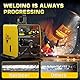 haxiaoer MIG160 Fülldraht Schweißgerät Ohne Gas 160A 230V 4 in 1 Gas/Gasless MIG/ARC/Lift TIG Schutzgas Schweissgerät mit Solid Core Flussmittelkern Drähte, am besten für Anfänger