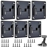 Set von 6 Stücke Maschinenhalter Wandhalterung, Profi Akkuhalter Bohrhalter, Akku Wandhalterung Wand Halter, Halterung für Makita 14.4V-18V Bohrwerkzeuge und Elektrowerkzeug