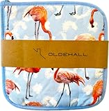 Oldehall Colorful Flamingo Potholder 2 Piece Pot Holder Set - Blue Design
