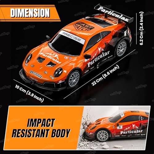Image of Zest 4 Toyz Rechargeable Remote Control Car Toy | 4X4 20Km /hr High Speed Drift RC Car Toy for Kids & Adults | Racing Sports Car | USB Rechargeable | 45+ Feet Range 2.4GHz Remote | Birthday Gift