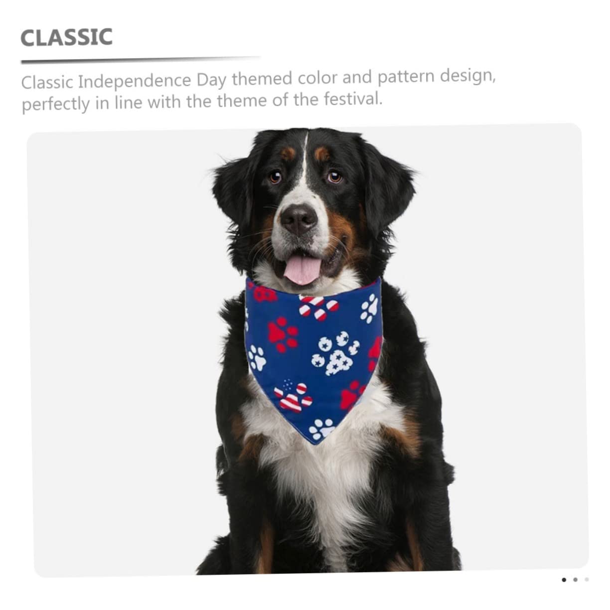Kisangel 16pièces Bandanas Triangle pour Animaux De Compagnie Écharpes Décoratives Indépendance pour Chiens Et Confortable Et Stylé
