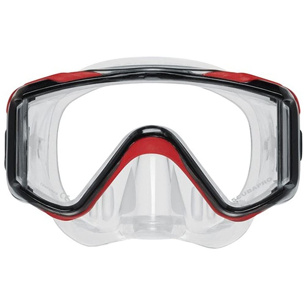 Amazon | Scubapro Crystal VU Plus マスク - レッド/グレー Amazon | Scubapro Crystal VU Plus マスク - レッド/グレー