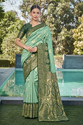 Image of Glory Sarees Women's Banarasi Silk Saree With Blouse Piece (Rich Silk101 Parent)